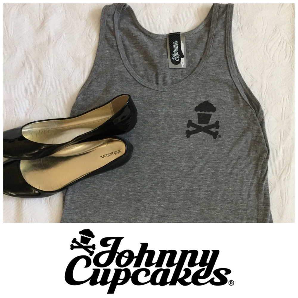 Grey Tank top by Johnny Cupcakes