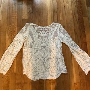 White lace top