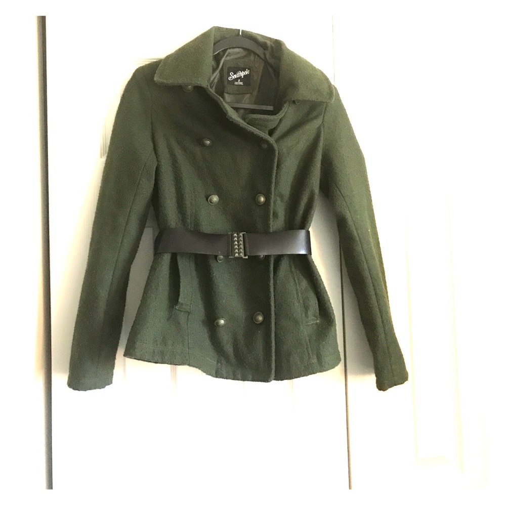 Army green winter jacket