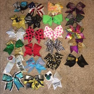 VARIOUS CHEER BOWS (Vegas Bows & Other Bowtiques)