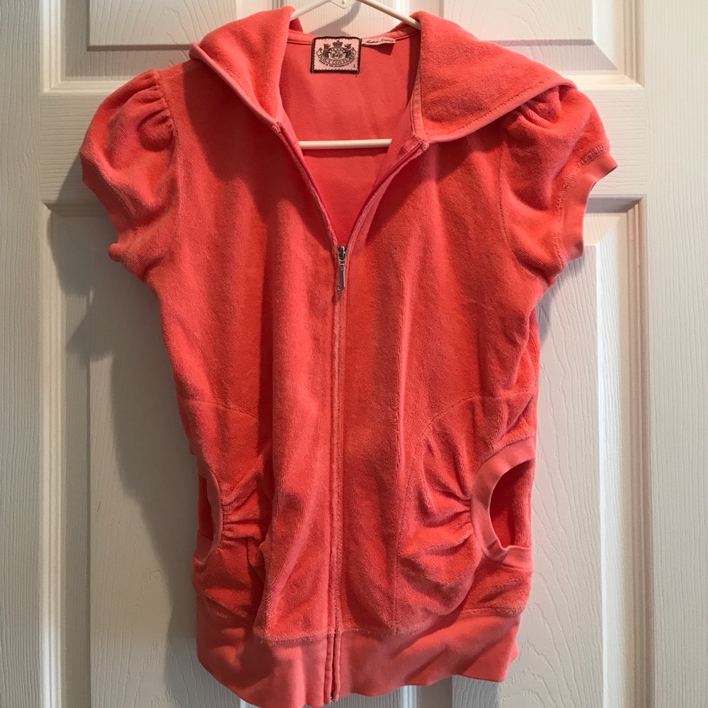 Short sleeve juicy couture tericloth jacket