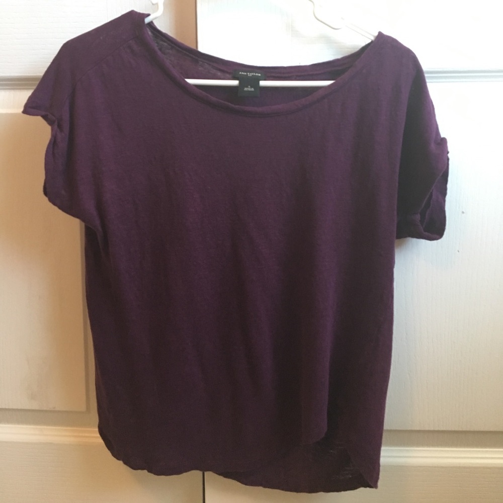 Purple Ann Taylor blouse