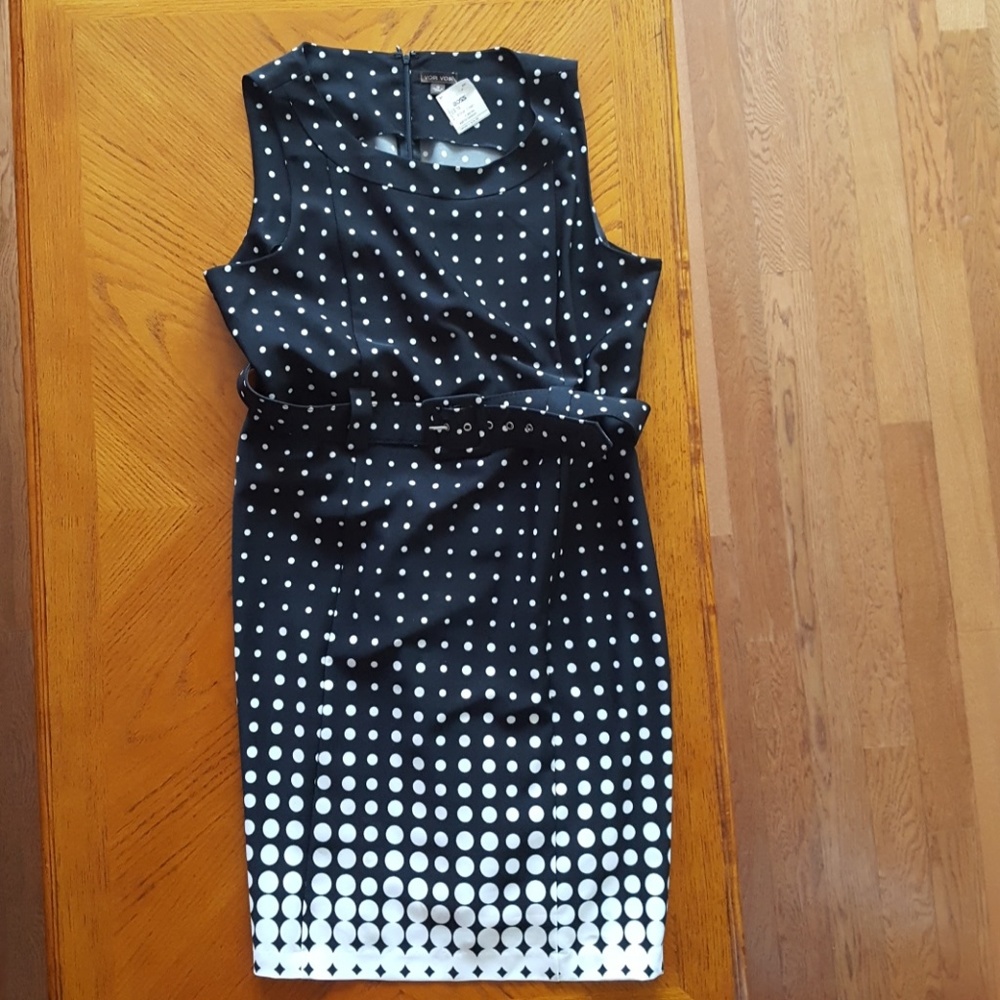 Black and White Polka Dot Dress