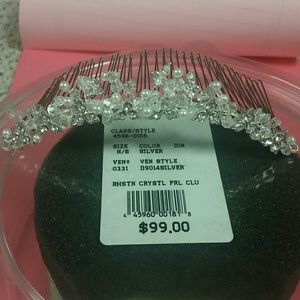 Rhinestone Crystal Large Hair Comb/David's Bridal