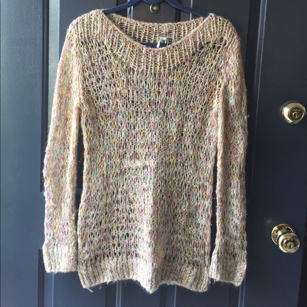 Multi-colored Gold Sparkle Sweater Kimchi Blue