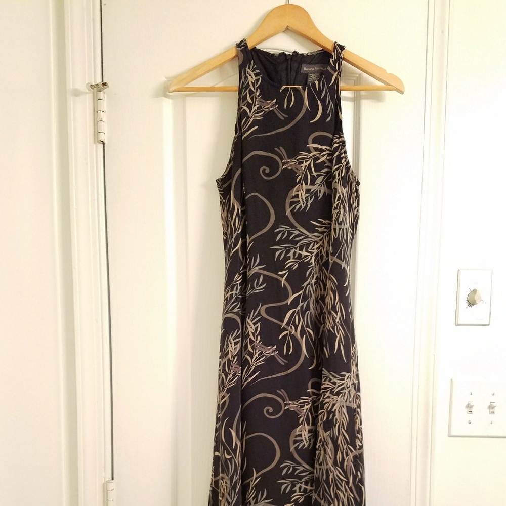 100% Silk Banana Republic Dress Sz 2 Like New