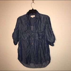 Medium cloth and stone chambray top Medium cloth and stone chambray top