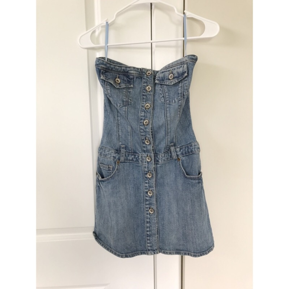 90's denim dress