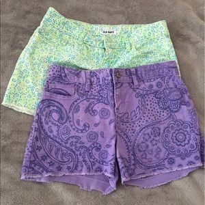 2 Pairs Old Navy Kids Shorts
