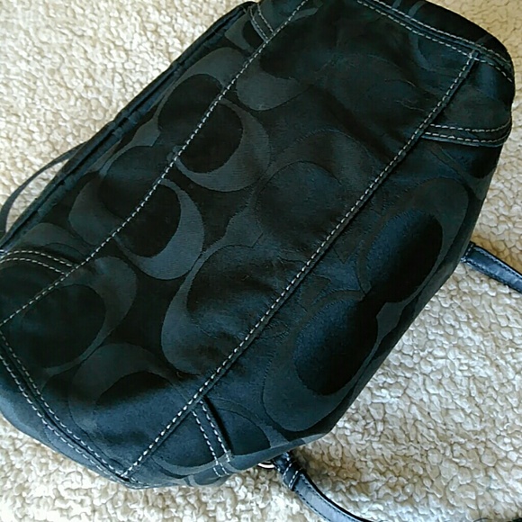 75 off Coach Handbags PRICE DROP!! COACH black logo purse from