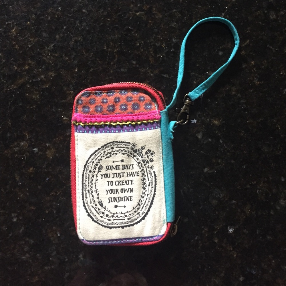 Colorful wristlet!