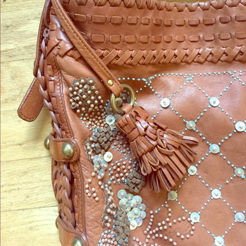 Beautiful solid leather Isabella fiore handbag