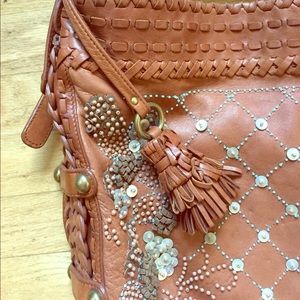 Beautiful solid leather Isabella fiore handbag