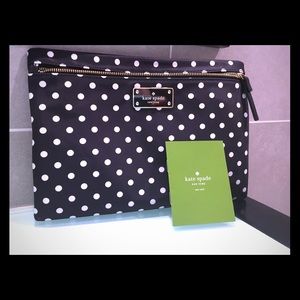 Polka-Dot Kate Spade Cosmetic Case (never used)