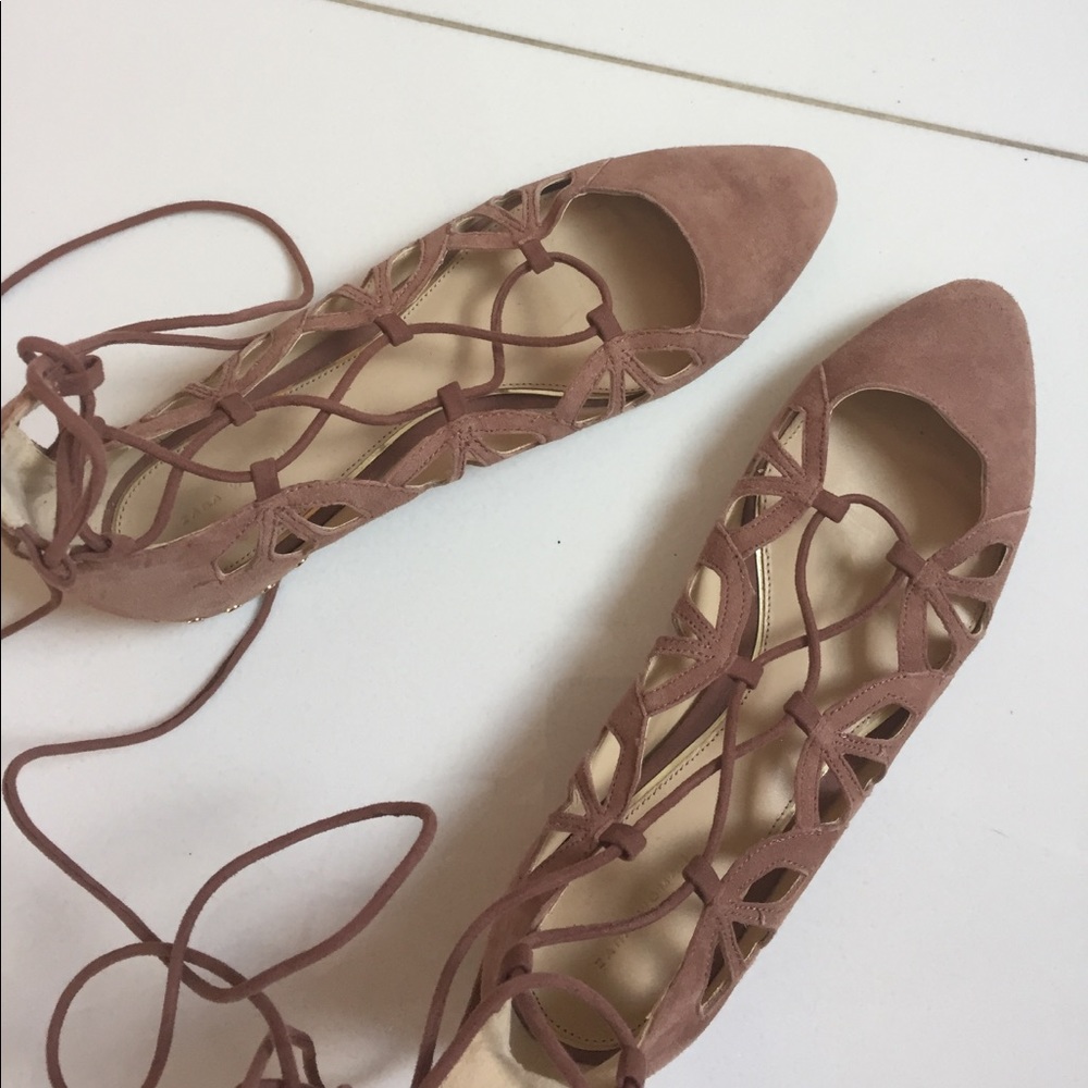 ZARA STRAPPY FLATS