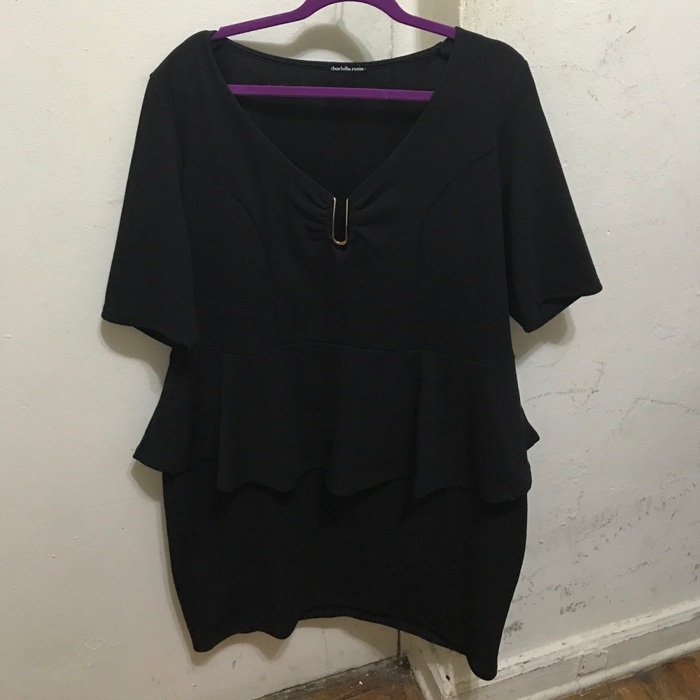 A Charlotte Russe plus size dress