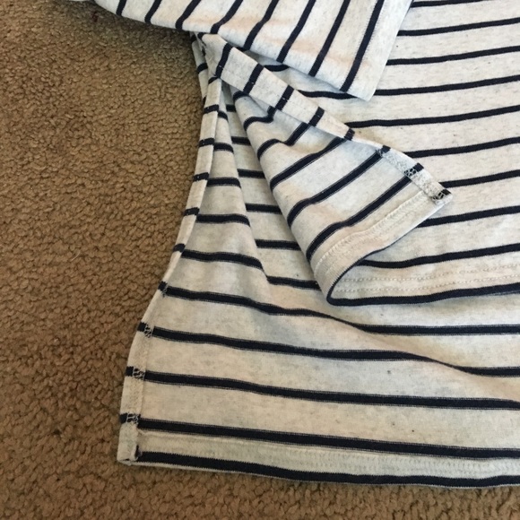 High low light weight stripped hoodie - Picture 4 of 8