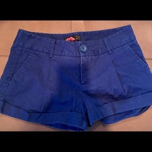 Navy blue shorts
