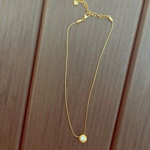 Brighton gold necklace with crystal stone