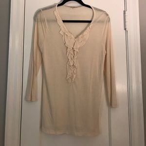 J. Crew ruffled tee