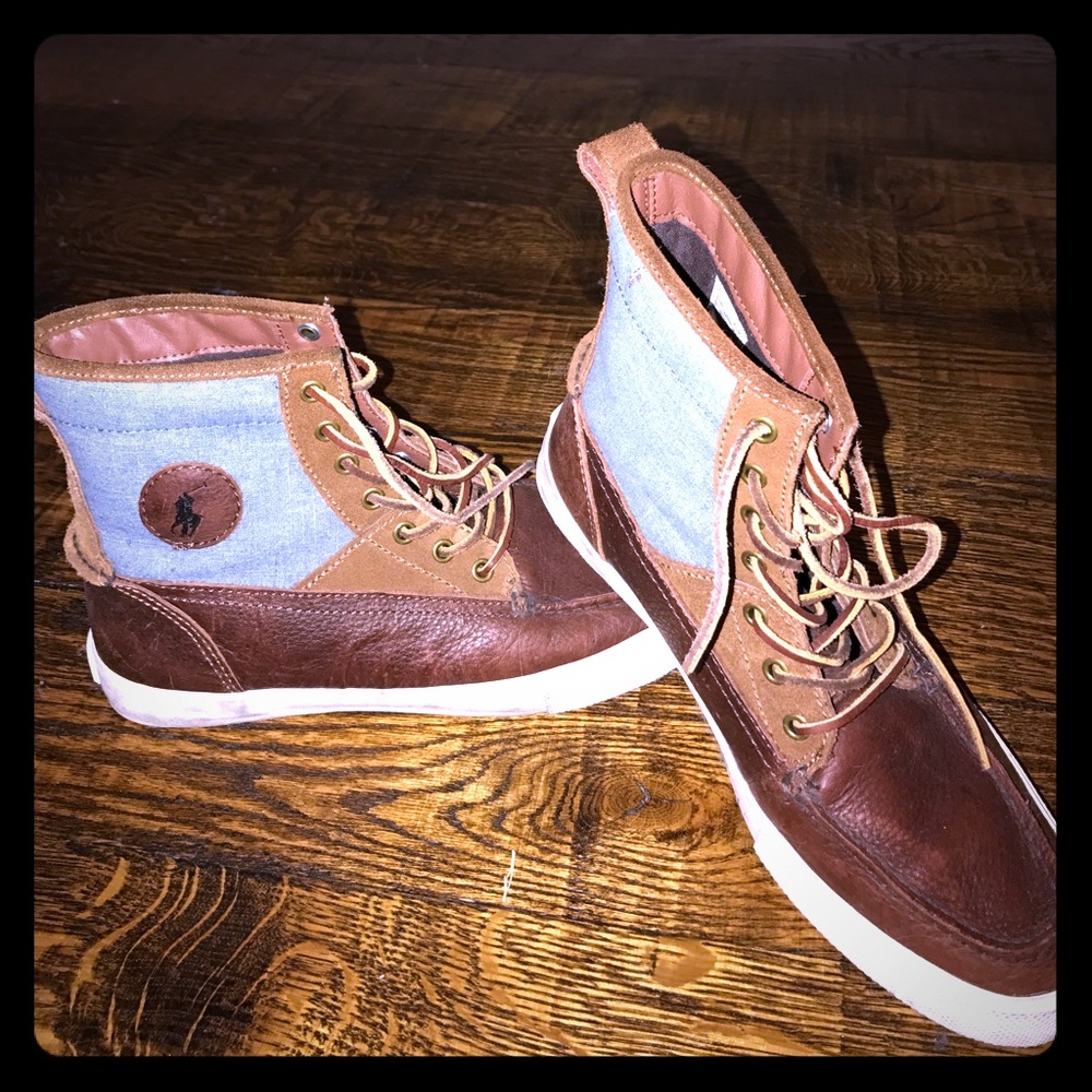 Polo high top shoes