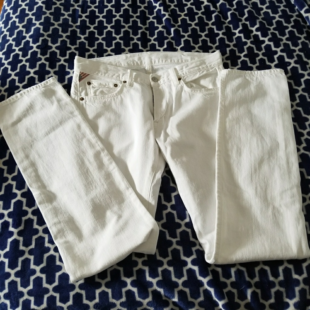 White RL jeans