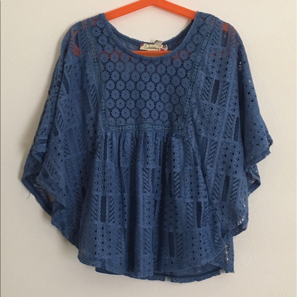 Girls Speechless Blouse w/tank top underneath