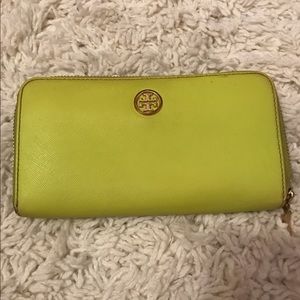 Green Tory Burch Wallet