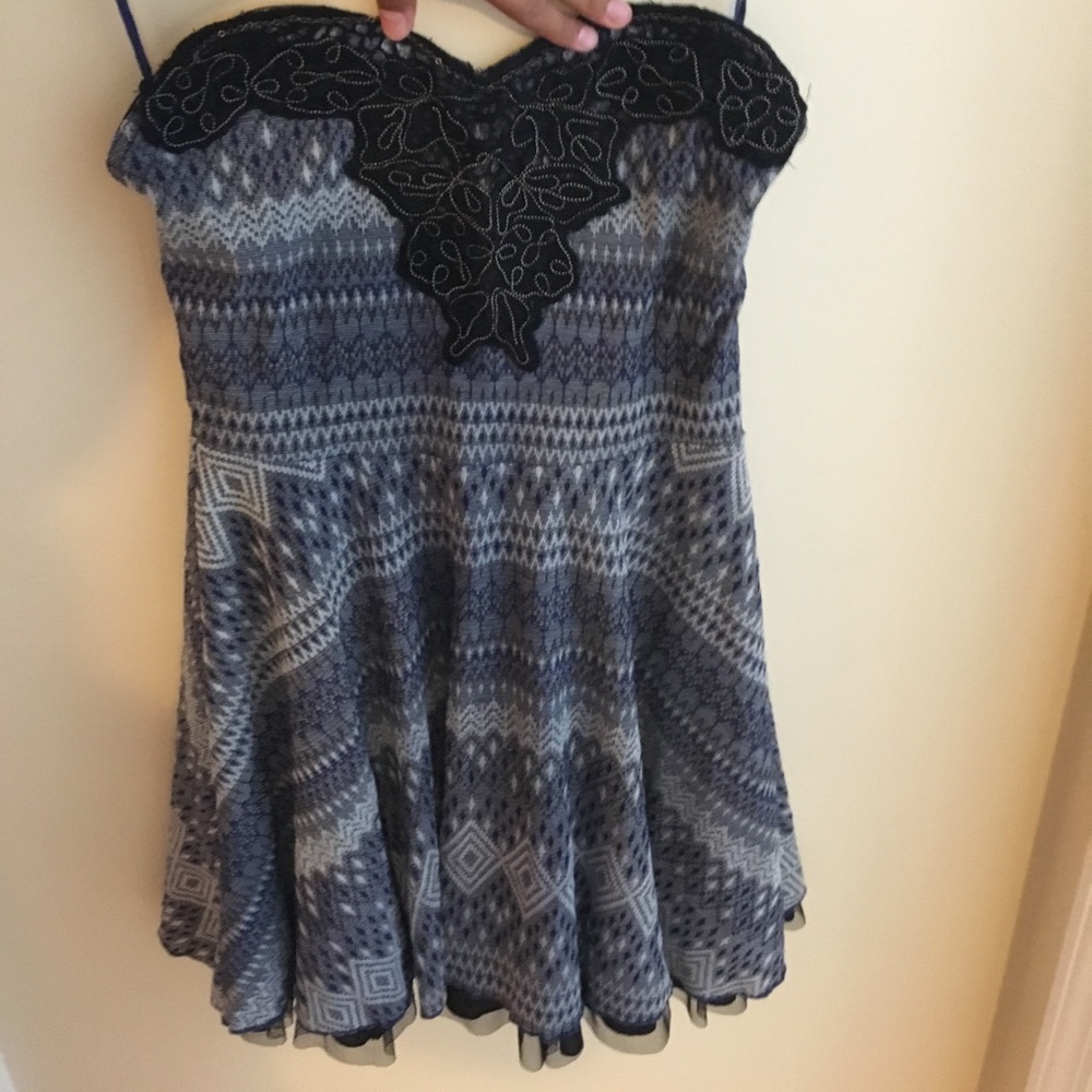 Free People strapless day dress