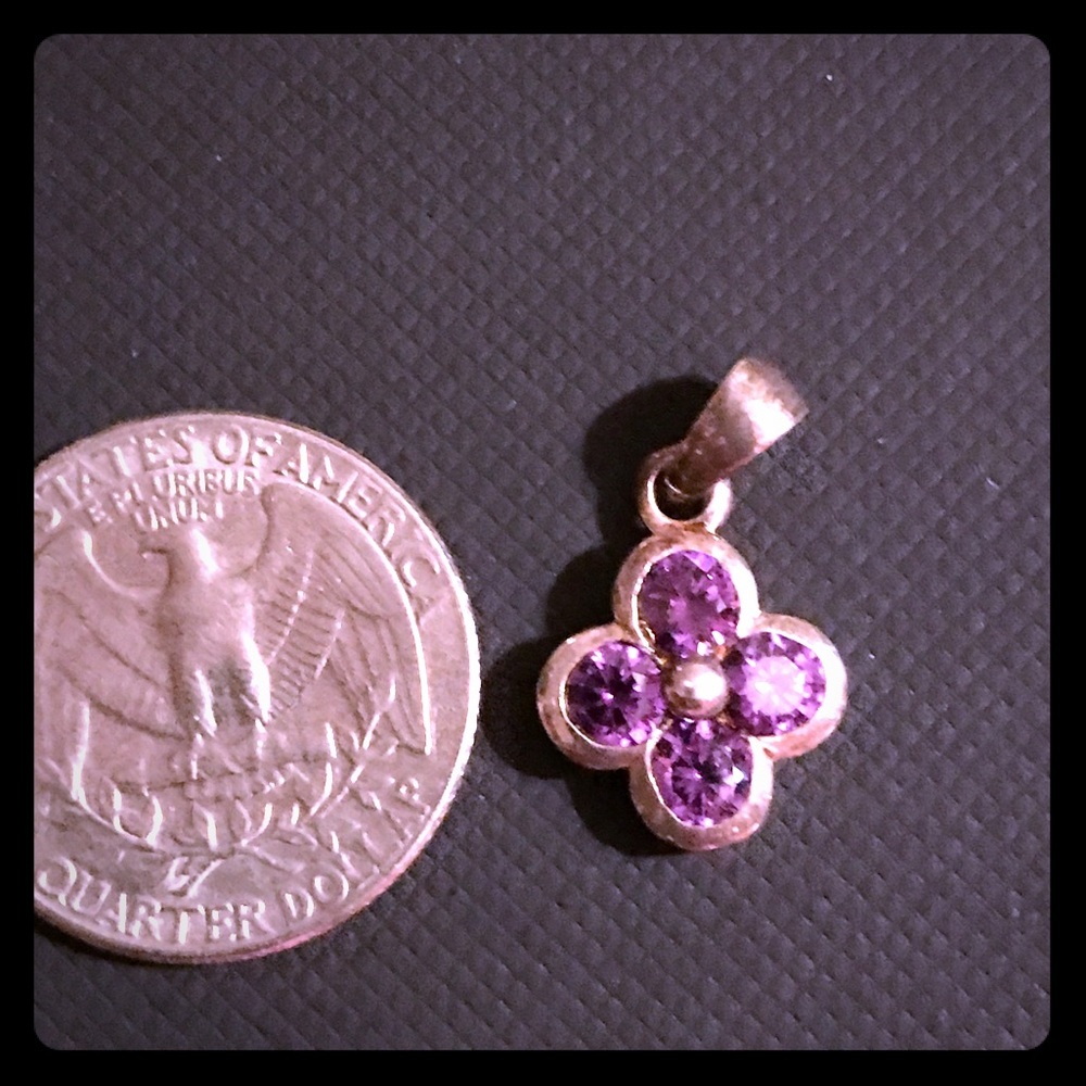 Pendant 925 and amethyst