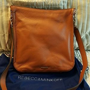 Gorgeous Brown Rebecca Minkoff crossbody bag.
