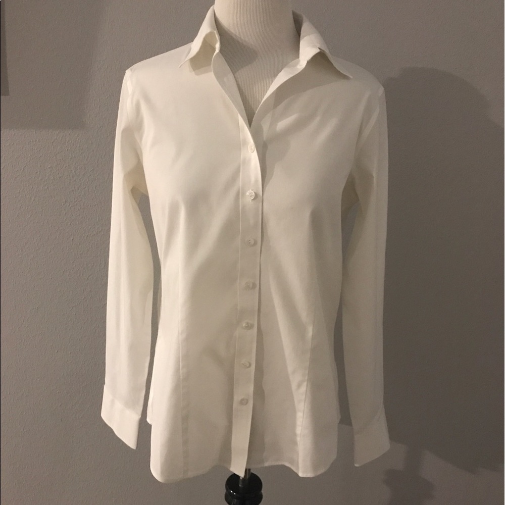 White Coldwater Creek Blouse