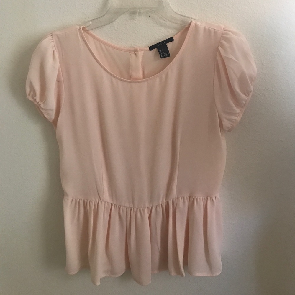 Delicate babydoll pink blouse