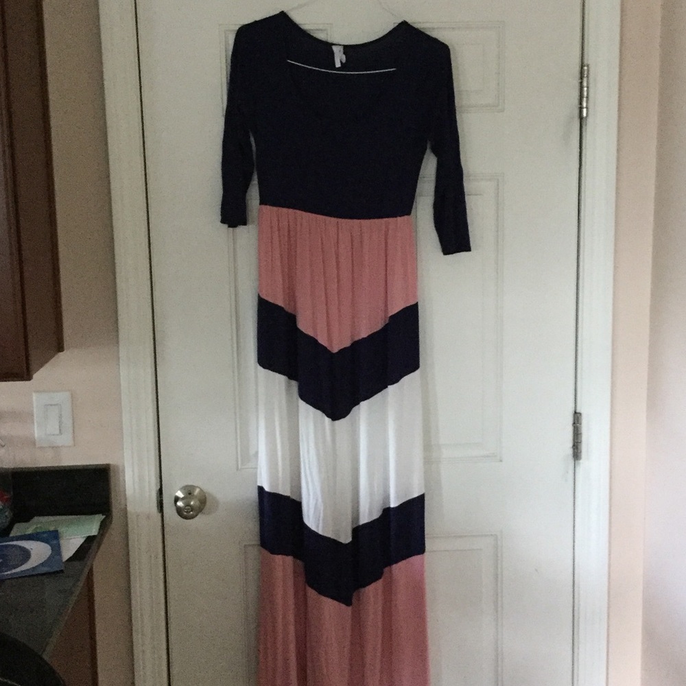 Pink Blush Maternity maxi dress SZL