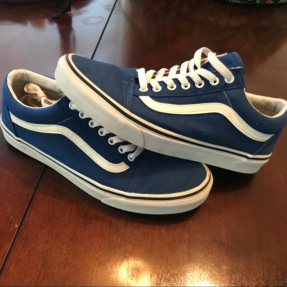 Blue vans size 10.5