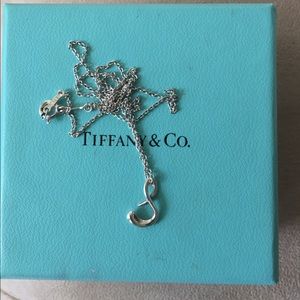Tiffany Peretti "S" initial necklace
