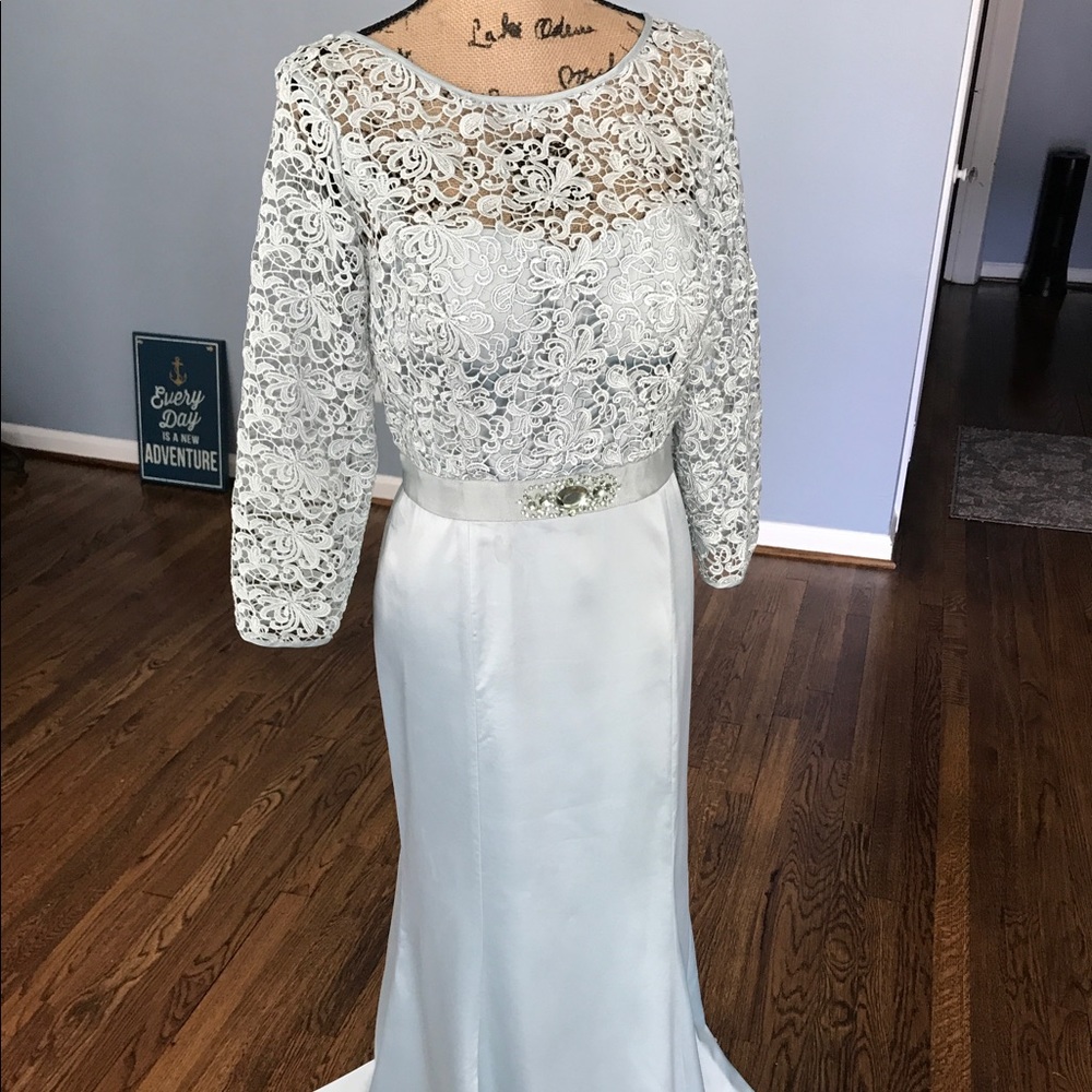 Long sleeve Adrianna Papell gown