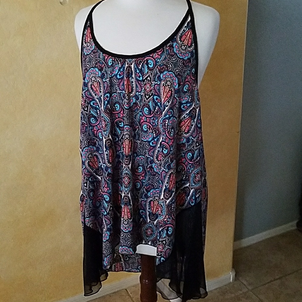 Sexy date night hi low blouse