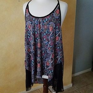 Sexy date night hi low blouse