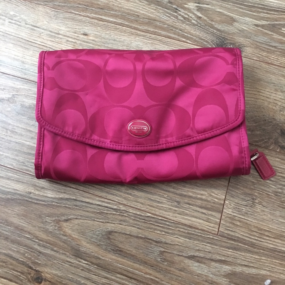 Coach toiletries travel bag