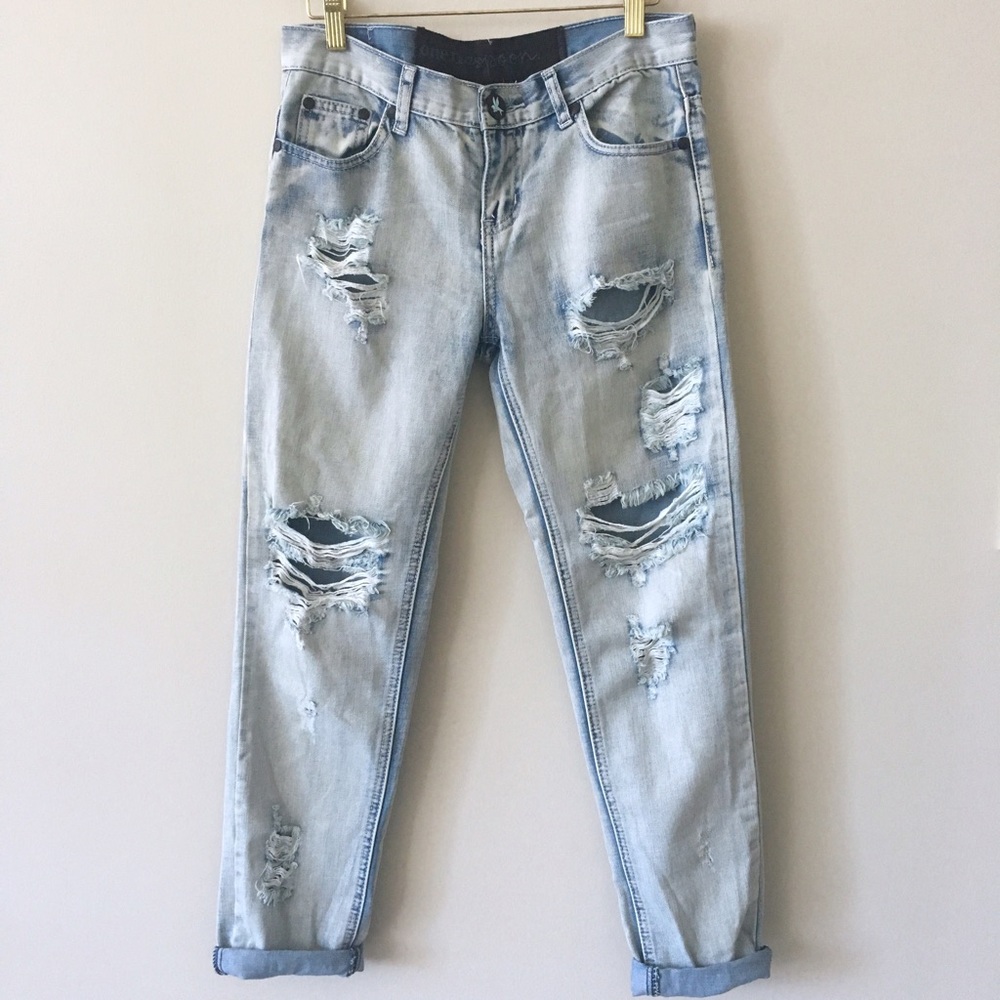 One Teaspoon Awesome Baggies Jeans in Fiasco - Picture 5 of 8