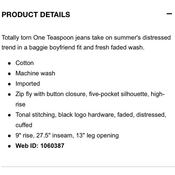 One Teaspoon Awesome Baggies Jeans in Fiasco - Picture 8 of 8