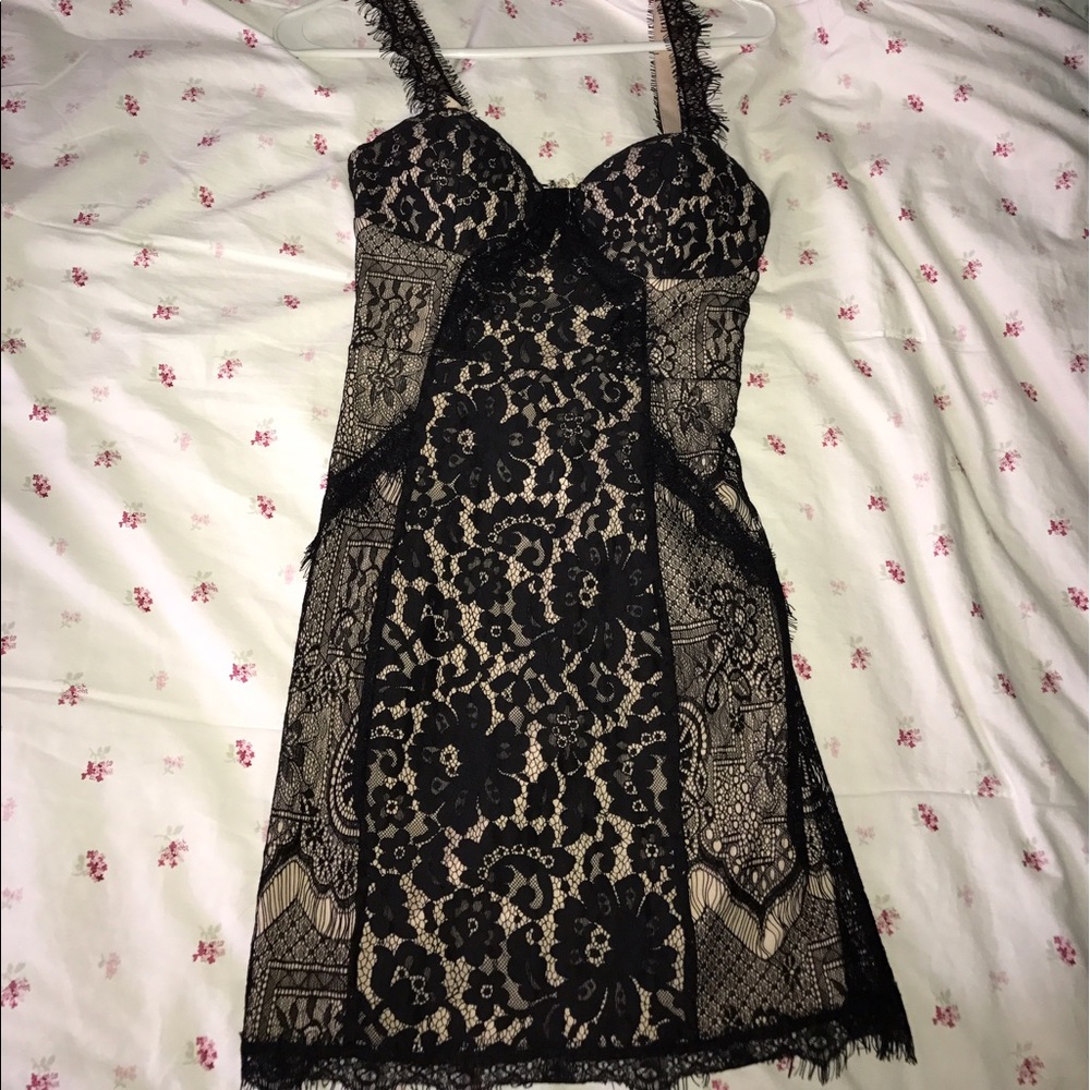 Nordstrom Black Lacy Dress