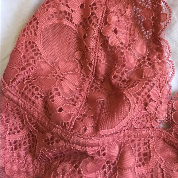 Free People Lace Galloon Halter Bralette - Picture 3 of 3