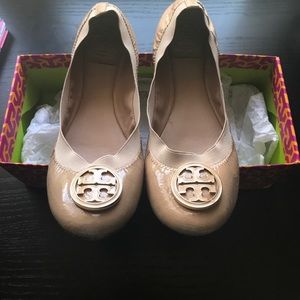 Tory Burch Nude Flats