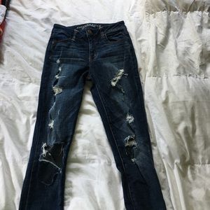 American Eagle High-Rise Ripped Jeggings