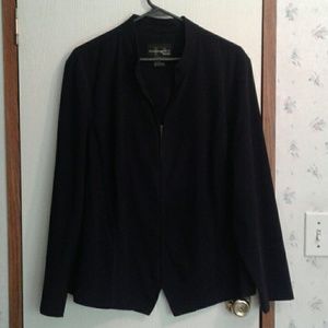 ๐ฅRequirements Faux Suede Black Zipper Jacket
