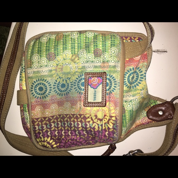 100% authentic fossil crossbody bag - Picture 2 of 7