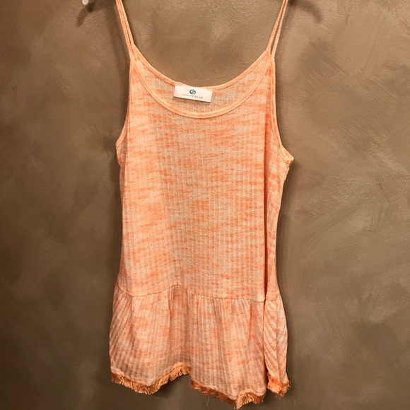 ๐HP8/11 ๐Dreamsicle Ruffle Tunic - Picture 3 of 5