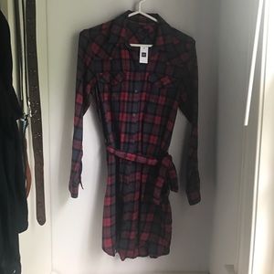 GAP flannel dress
